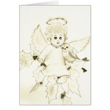 Little Christmas Angel Card