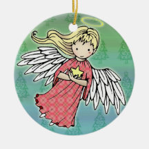Little Christmas Angel Ornament