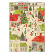 Little Christmas Village Cards