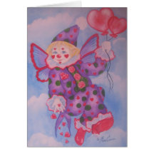 "Little Clown" Greeting Cards