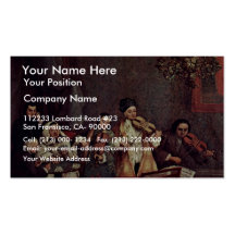Little Concert By Longhi Pietro (Best Quality) Business Card Templates