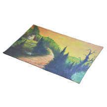 Little Country Church place mat