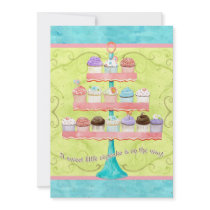 Little Cupcake, Baby Shower Invitations