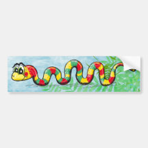 Little Cute Snake bumper sticker