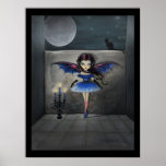Little Dancer Gothic Vampire Fairy Poster