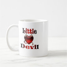 little devil coffee mug