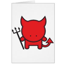 Little Devil Greeting Card