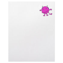 little devil inside hot pink letterhead