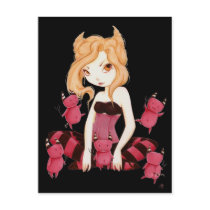 Little devils - Devils dance art fairy vampire Postcards