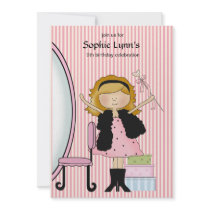 Little Diva Birthday Invitation