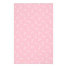 Little Dog Bones Bubble Gum Stationery Design