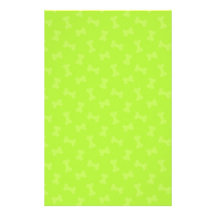 Little Dog Bones Olive Custom Stationery