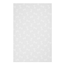 Little Dog Bones Platinum Personalized Stationery