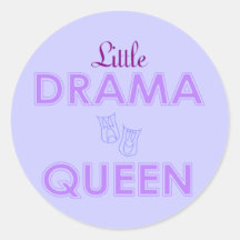 Little Drama Queen Stickers