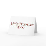 Little Drummer Boy Greeting Cards