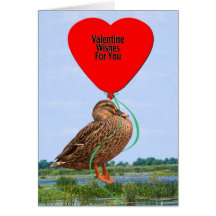 Little Duck Valentine Card