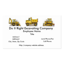 Little Dump Truck Business Cards