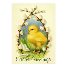 Little Easter Chick Invitation