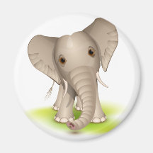 Little elephant magnet