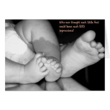 Little Feet Big Impressions Card