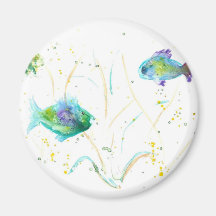 Little Fishies Fridge Magnet