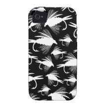 Little Fly Fishing Lures Case For The iPhone 4