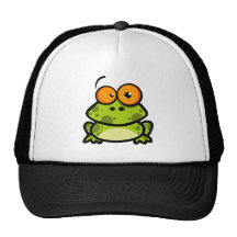Little Frog Cartoon Character Trucker Hat