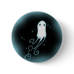 Little Ghost With Swirls Buttons