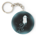 Little Ghost With Swirls Keychain