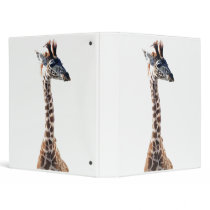 "Little Giraffe" Wildlife Animal Watercolor