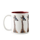 "Little Giraffe" Wildlife Animal Watercolor mugs