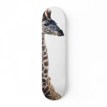 "Little Giraffe" Wildlife Animal Watercolor Skateboard Decks