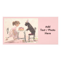 Little Girl & Dog Celelbration