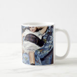 Little Girl In Blue Armchair By Cassatt Mary (Best Mug