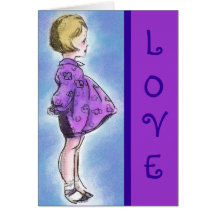 Little Girl Love Card