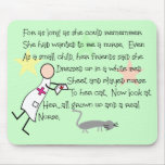 "Little Girl Nurse" Story--Unique Gifts Mouse Mat