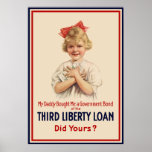 Little Girl WW1 Bond -- Border Print