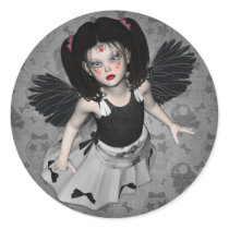 Little Goth Angel Sticker