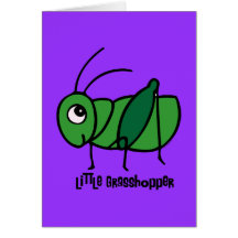 Little Grasshopper Greeting Cards