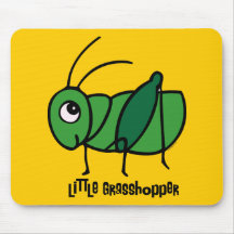 Little Grasshopper Mousepads
