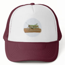 Little Green Grasshopper on Sports Team Club Cap Hats