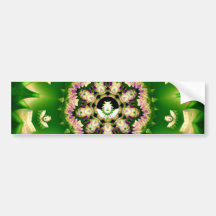 Little Green Man Bumper Sticker