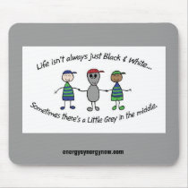 Little Grey Mouse Pad 4 Boys