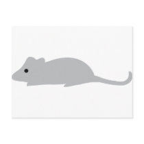 little grey mouse postcards