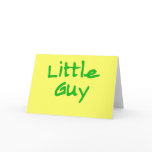 Little Guy Matching Big Guy Products Greeting Cards