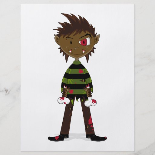 Little Halloween Werewolf Flyer