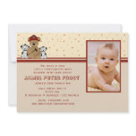 Little Hero Photo Birth Announcement invitations