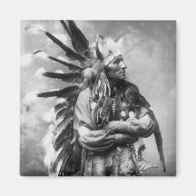 Little Horse, Oglala Sioux, 1890s Magnet