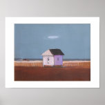Little House with Cloud-Print