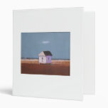 Little House with Cloud Vinyl Binder